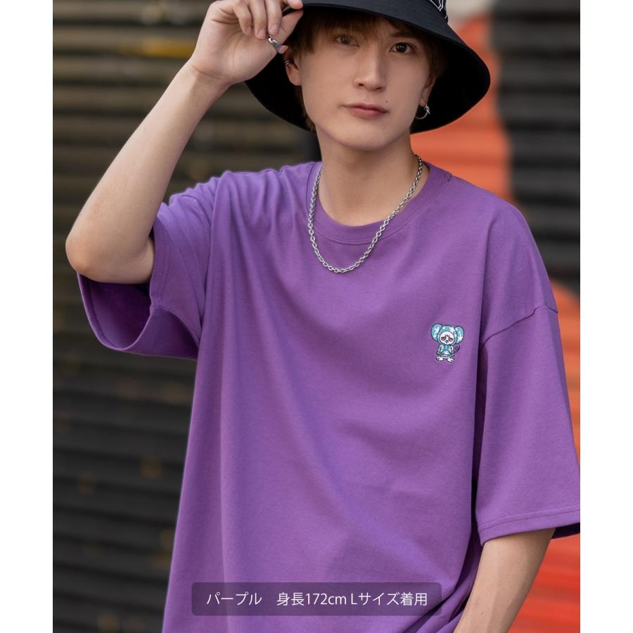 半袖Tシャツ メンズ SIDEWAY STANCE サイドウェイスタンス オリジナル ワンポイント 刺しゅう カットソー スケーター | improves | 16