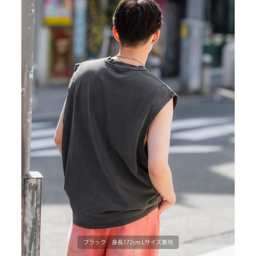【AcneStudios】パネル加工のボディノースリーブカットソー Acne Studios – メンズ スリーブレスTシャツ