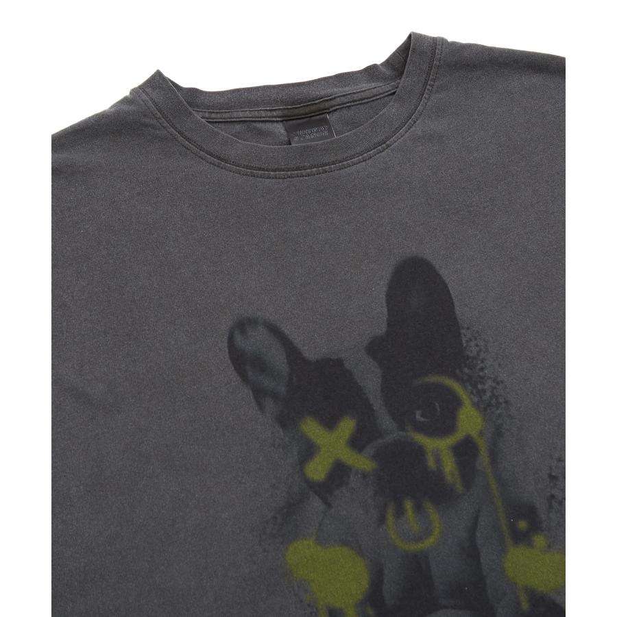 Tシャツ メンズ SIDEWAY STANCE サイドウェイスタンス ピグメント加工 ヴィンテージ加工 ドッグプリント ノースリーブ カットソー スケーター ストリート 韓国 | improves | 17