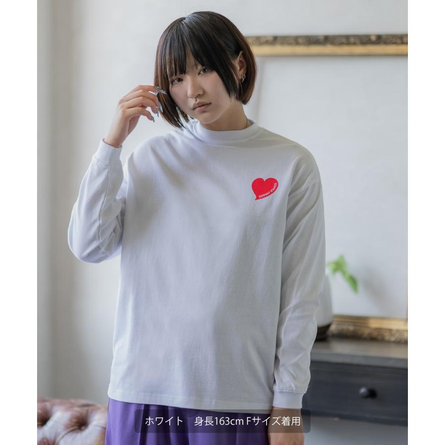 長袖Tシャツ レディース SIDEWAY STANCE サイドウェイスタンス オリジナル ハートガール グラフィック ロンT カットソー アメカジ スケーター ストリート | improves | 07