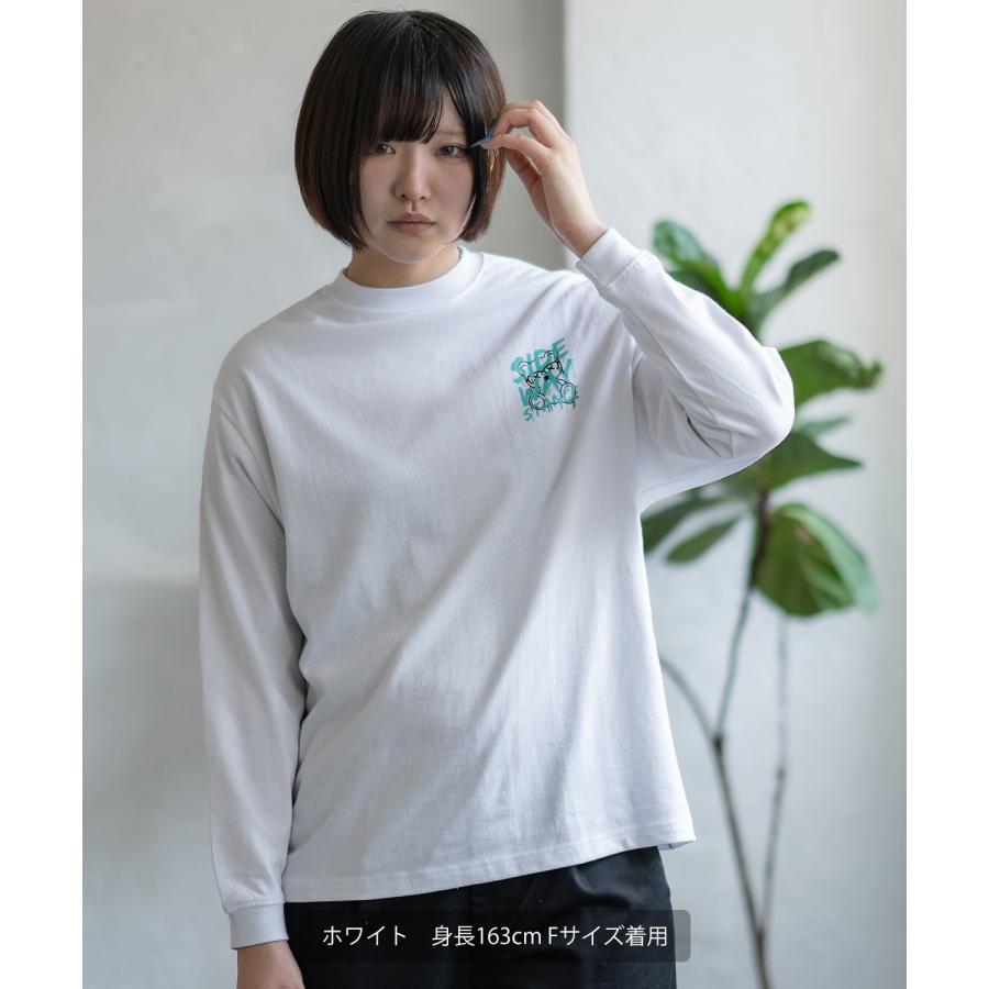 長袖Tシャツ レディース SIDEWAY STANCE サイドウェイスタンス オリジナル ペンキベア グラフィック ロンT カットソー アメカジ スケーター ストリート | improves | 07