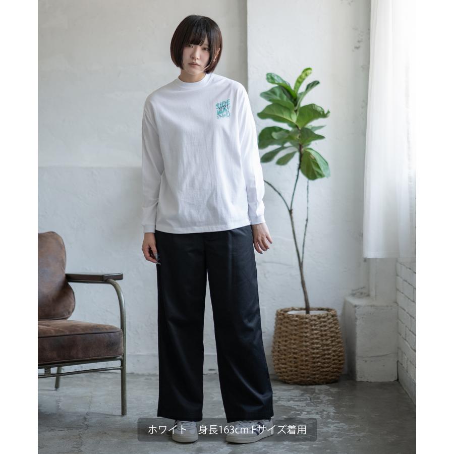 長袖Tシャツ レディース SIDEWAY STANCE サイドウェイスタンス オリジナル ペンキベア グラフィック ロンT カットソー アメカジ スケーター ストリート | improves | 10
