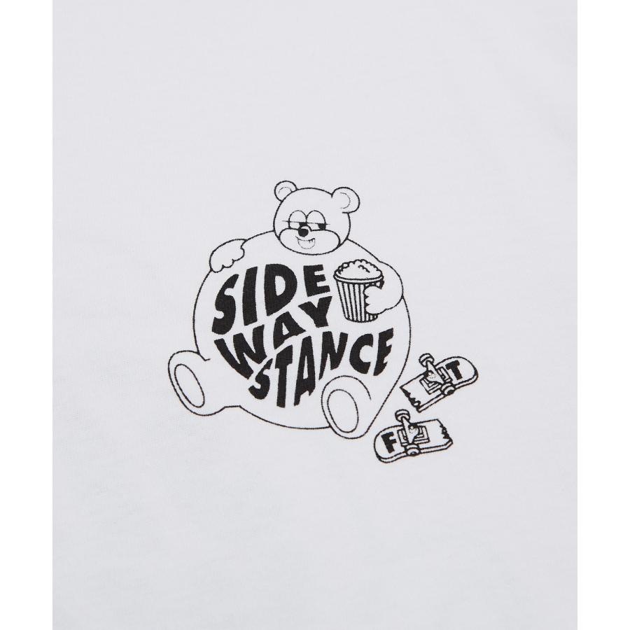 長袖Tシャツ レディース SIDEWAY STANCE サイドウェイスタンス オリジナル スケボー クマ グラフィック ロンT カットソー アメカジ スケーター ストリート | improves | 12