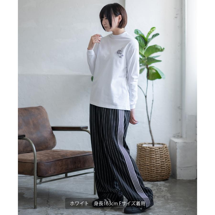 長袖Tシャツ レディース SIDEWAY STANCE サイドウェイスタンス オリジナル スケボー クマ グラフィック ロンT カットソー アメカジ スケーター ストリート | improves | 10