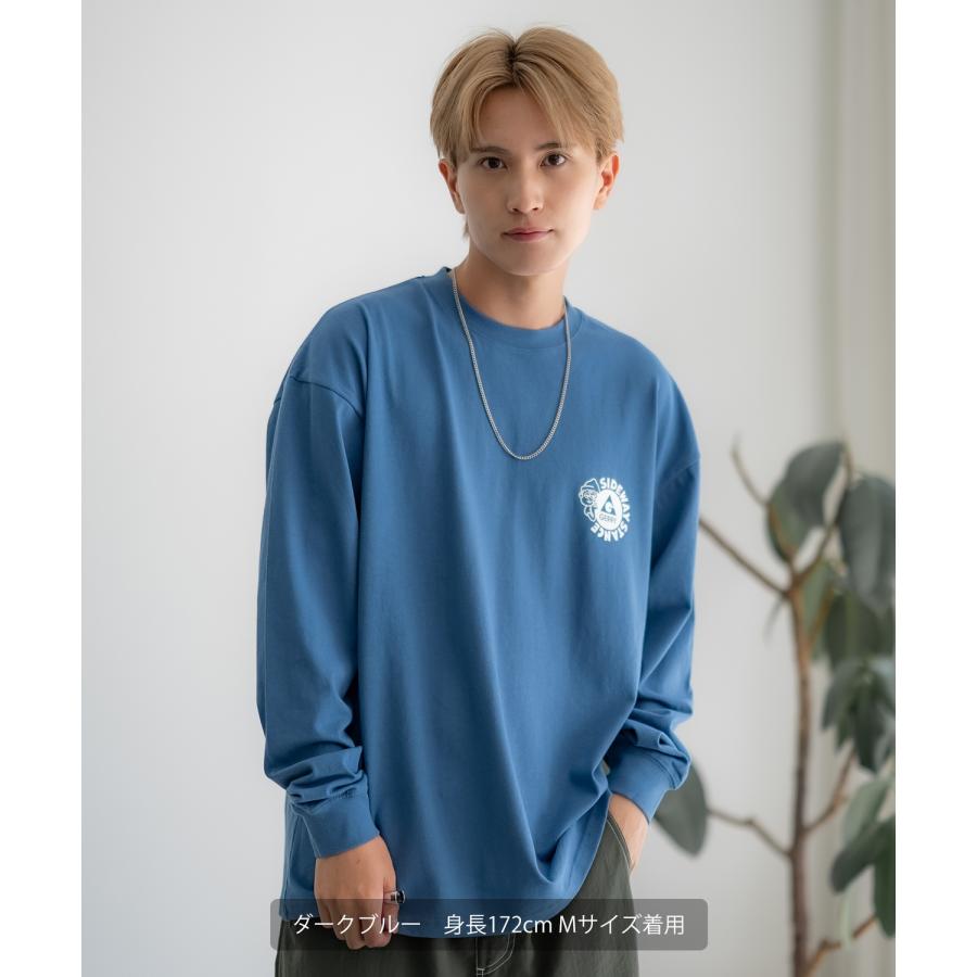 長袖Tシャツ メンズ GERRY×SIDEWAY STANCE ジェリー サイドウェイスタンス 別注 プリント ロンT ワンポイント ボックスロゴ アウトドア ストリート スケーター | GERRY | 16
