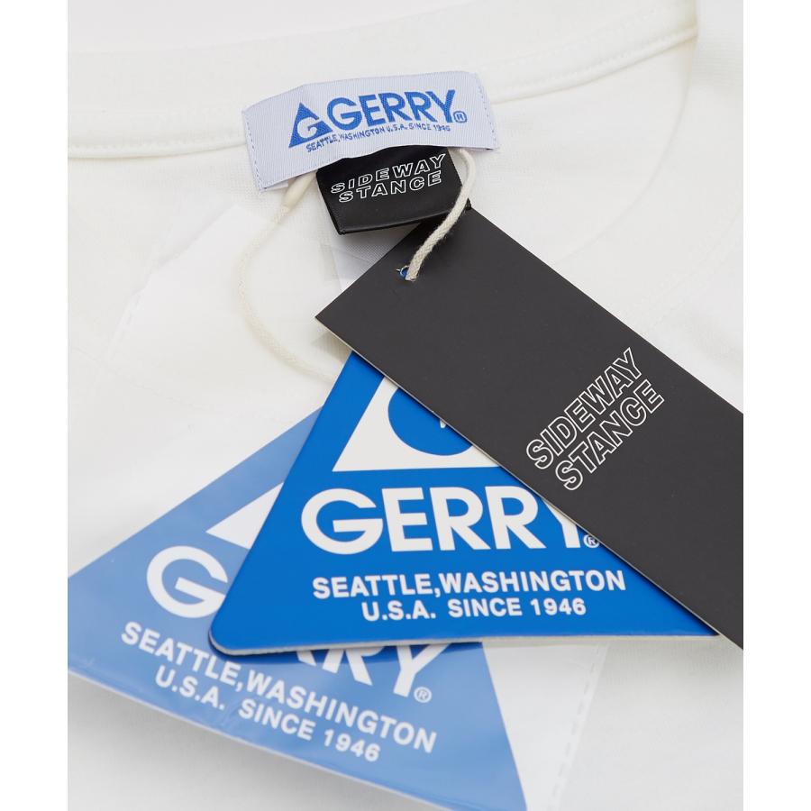 長袖Tシャツ メンズ GERRY×SIDEWAY STANCE ジェリー サイドウェイスタンス 別注 プリント ロンT ワンポイント ボックスロゴ アウトドア ストリート スケーター | GERRY | 21
