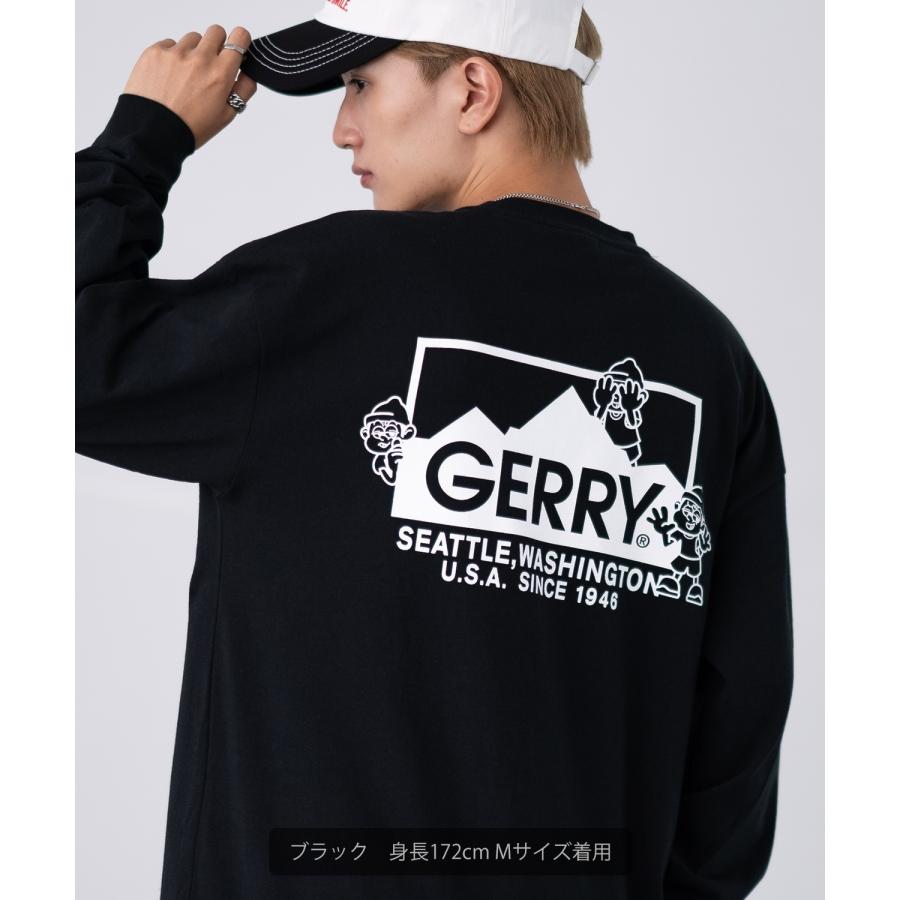 長袖Tシャツ メンズ GERRY×SIDEWAY STANCE ジェリー サイドウェイスタンス 別注 プリント ロンT ワンポイント ボックスロゴ アウトドア ストリート スケーター | GERRY | 09