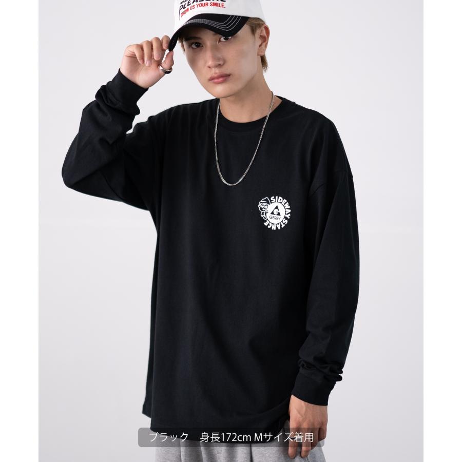 長袖Tシャツ メンズ GERRY×SIDEWAY STANCE ジェリー サイドウェイスタンス 別注 プリント ロンT ワンポイント ボックスロゴ アウトドア ストリート スケーター | GERRY | 10