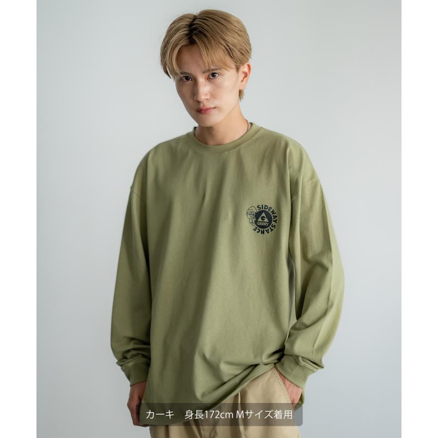 長袖Tシャツ メンズ GERRY×SIDEWAY STANCE ジェリー サイドウェイスタンス 別注 プリント ロンT ワンポイント バギーボーイ アウトドア ストリート スケーター | GERRY | 16