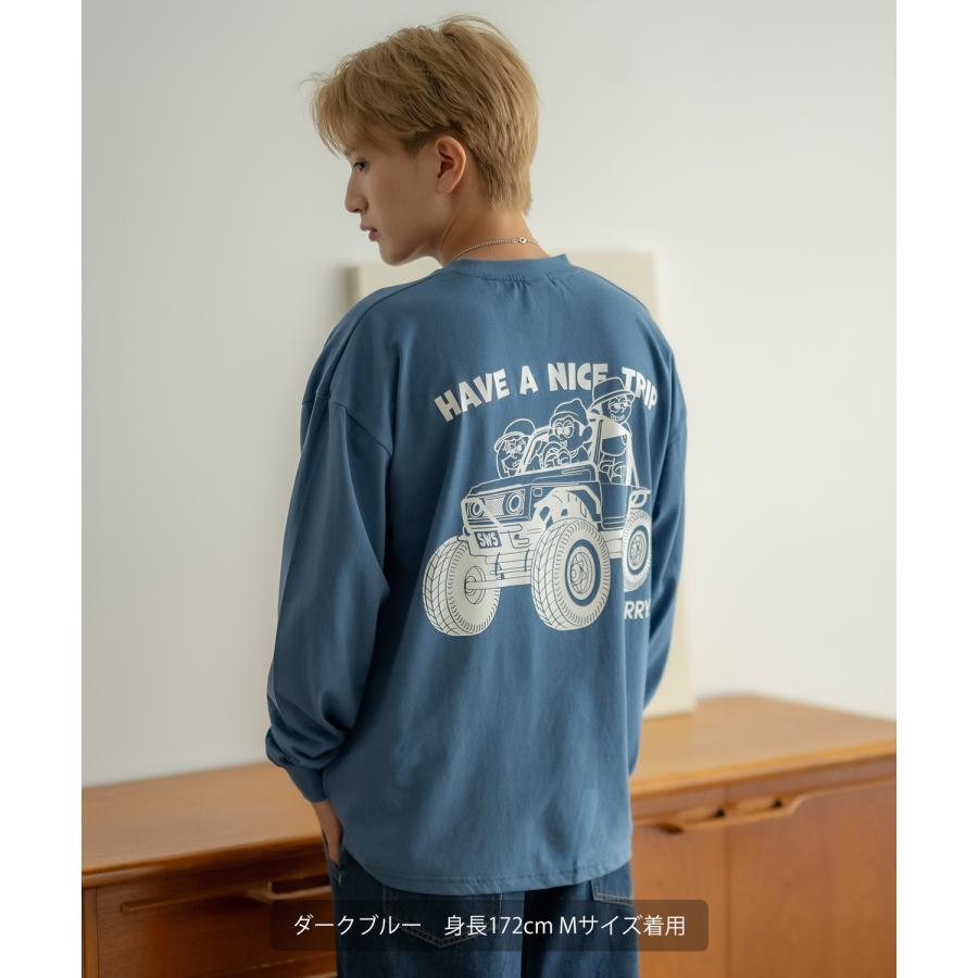 長袖Tシャツ メンズ GERRY×SIDEWAY STANCE ジェリー サイドウェイスタンス 別注 プリント ロンT ワンポイント バギーボーイ アウトドア ストリート スケーター | GERRY | 19