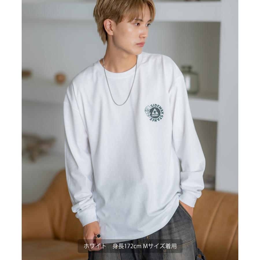 長袖Tシャツ メンズ GERRY×SIDEWAY STANCE ジェリー サイドウェイスタンス 別注 プリント ロンT ワンポイント バギーボーイ アウトドア ストリート スケーター | GERRY | 10