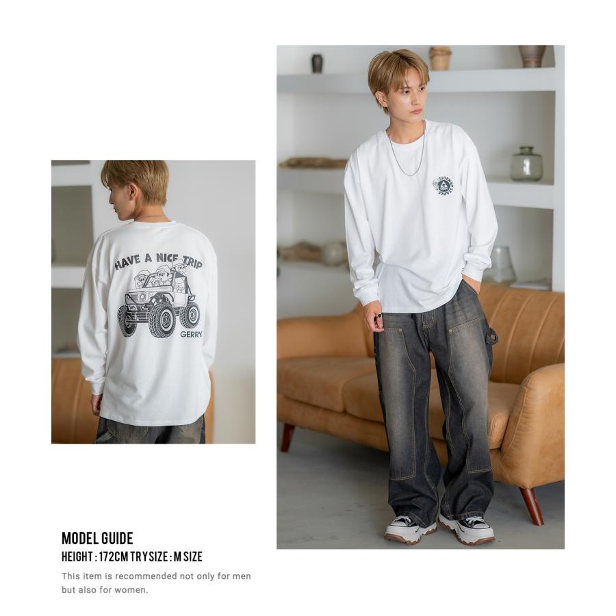 長袖Tシャツ メンズ GERRY×SIDEWAY STANCE ジェリー サイドウェイスタンス 別注 プリント ロンT ワンポイント バギーボーイ アウトドア ストリート スケーター | GERRY | 11