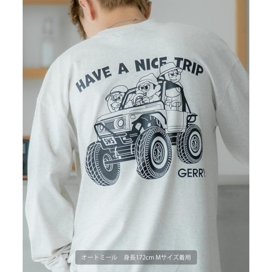 長袖Tシャツ メンズ GERRY×SIDEWAY STANCE ジェリー サイドウェイスタンス 別注 プリント ロンT ワンポイント バギーボーイ アウトドア ストリート スケーター | GERRY | 12