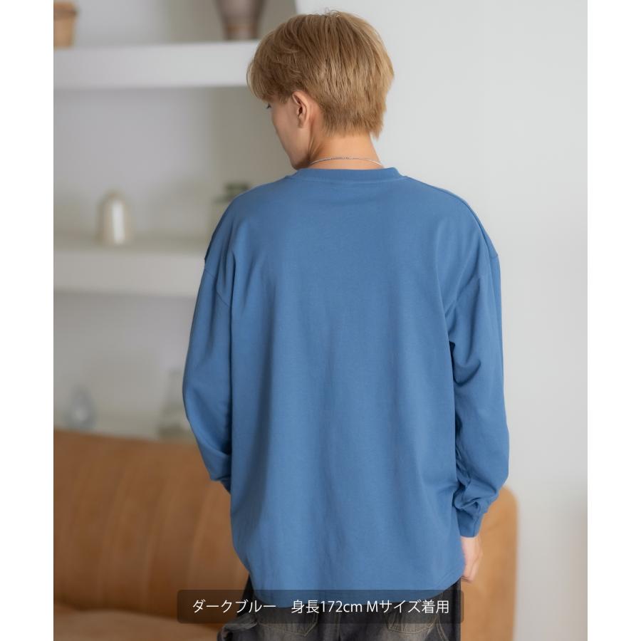 長袖Tシャツ メンズ SIDEWAY STANCE サイドウェイスタンス オリジナル ワンポイント 刺しゅう カットソー ロンT 大きめ アメカジ カジュアル スケーター | improves | 10