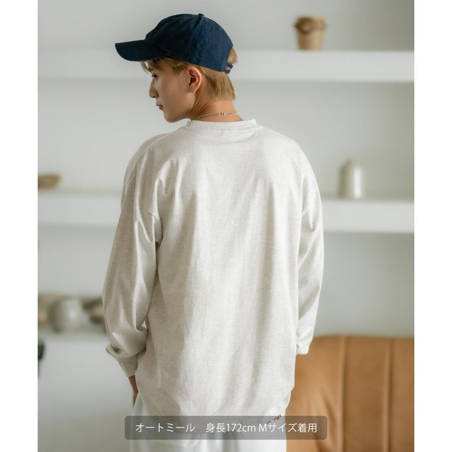 長袖Tシャツ メンズ SIDEWAY STANCE サイドウェイスタンス オリジナル ワンポイント 刺しゅう カットソー ロンT 大きめ アメカジ カジュアル スケーター | improves | 14