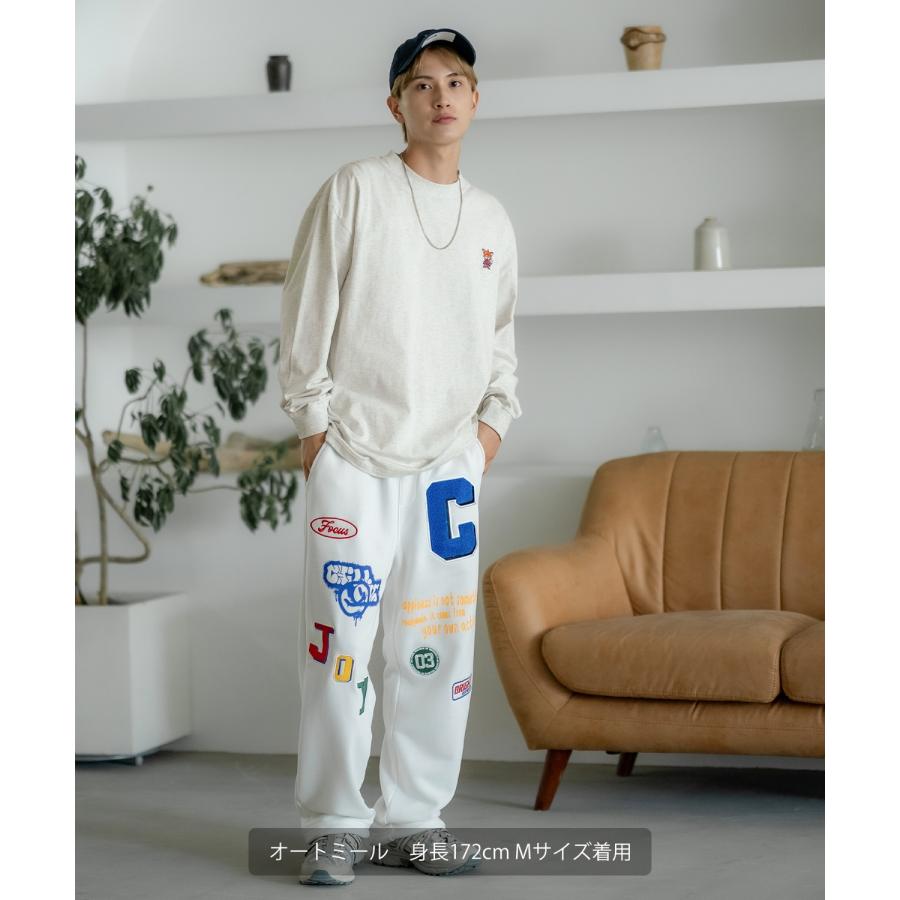 長袖Tシャツ メンズ SIDEWAY STANCE サイドウェイスタンス オリジナル ワンポイント 刺しゅう カットソー ロンT 大きめ アメカジ カジュアル スケーター | improves | 15