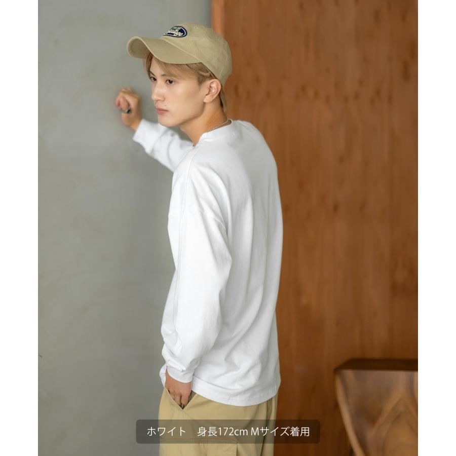 長袖Tシャツ メンズ SIDEWAY STANCE サイドウェイスタンス オリジナル ワンポイント 刺しゅう カットソー ロンT 大きめ アメカジ カジュアル スケーター | improves | 02