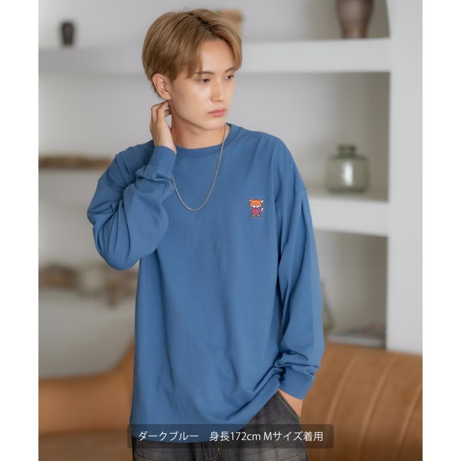 長袖Tシャツ メンズ SIDEWAY STANCE サイドウェイスタンス オリジナル ワンポイント 刺しゅう カットソー ロンT 大きめ アメカジ カジュアル スケーター | improves | 08