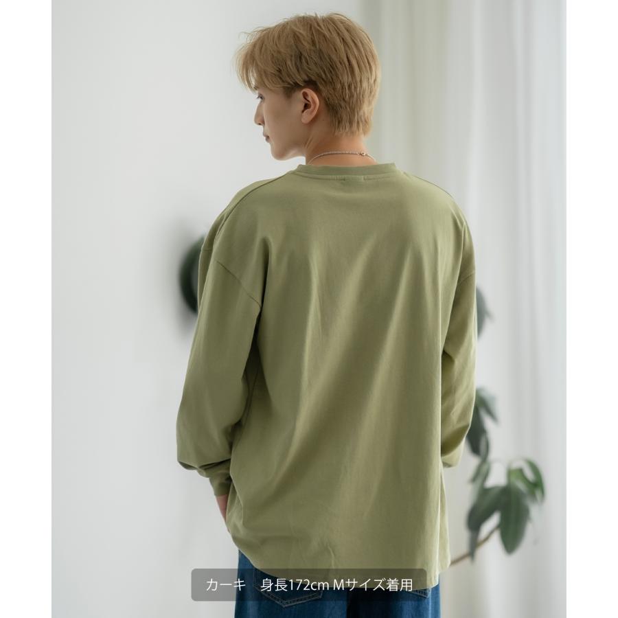 長袖Tシャツ メンズ SIDEWAY STANCE サイドウェイスタンス オリジナル ワンポイント 刺しゅう カットソー ロンT 大きめ アメカジ カジュアル スケーター | improves | 10