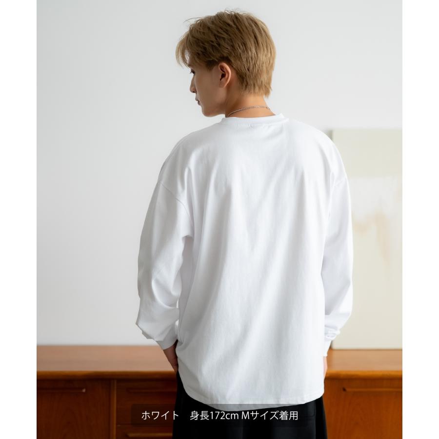 長袖Tシャツ メンズ SIDEWAY STANCE サイドウェイスタンス オリジナル ワンポイント 刺しゅう カットソー ロンT 大きめ アメカジ カジュアル スケーター | improves | 06