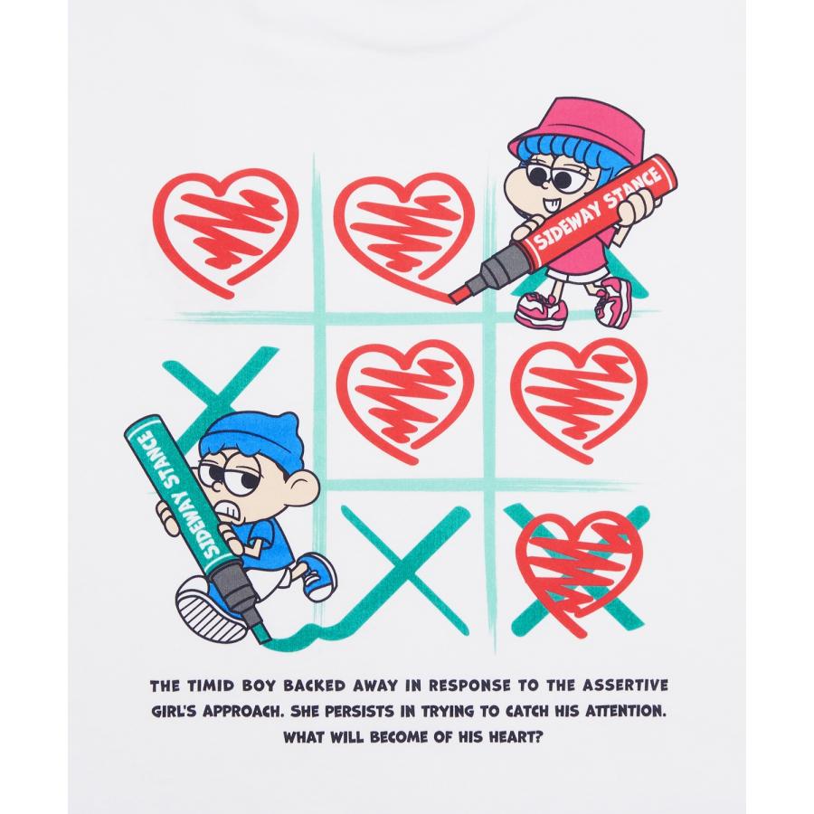 長袖Tシャツ メンズ SIDEWAY STANCE サイドウェイスタンス マルバツプリント カットソー ロンT 大きめ アメカジ カジュアル スケーター ストリート 古着MIX 韓国 | improves | 22