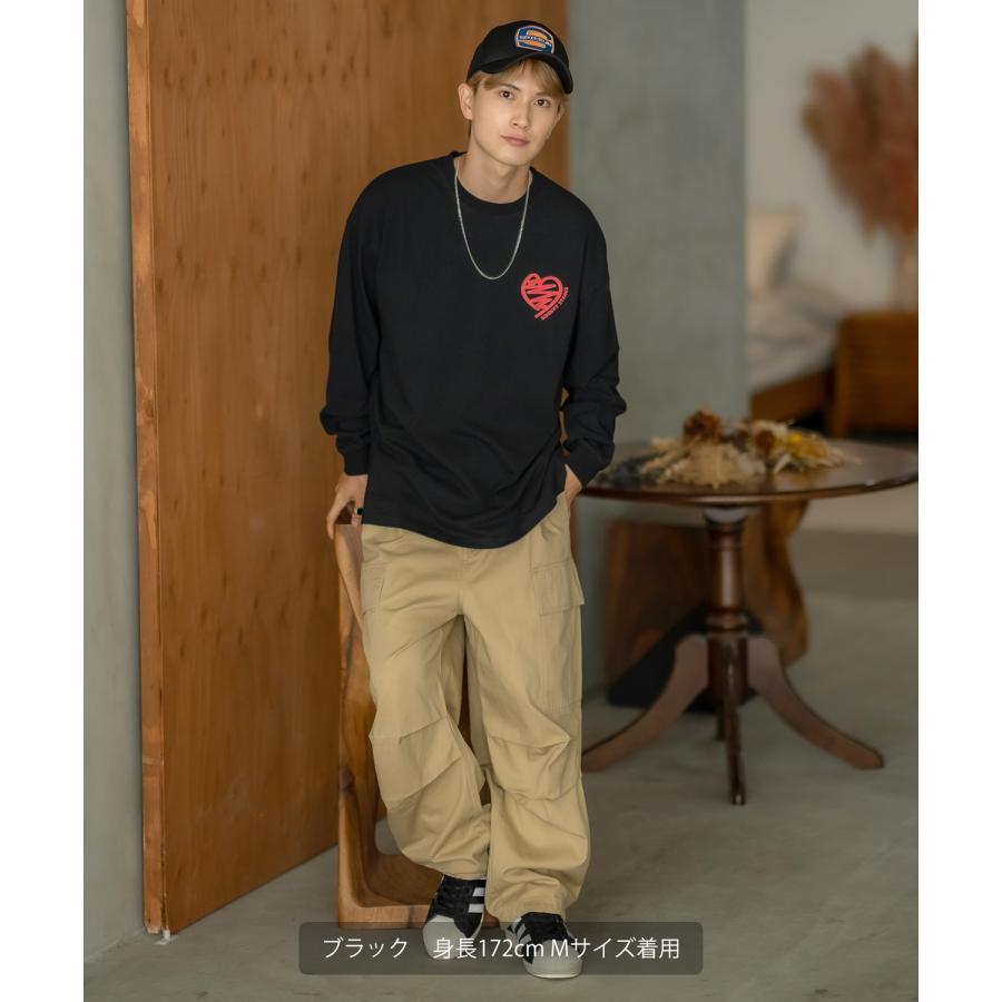 長袖Tシャツ メンズ SIDEWAY STANCE サイドウェイスタンス マルバツプリント カットソー ロンT 大きめ アメカジ カジュアル スケーター ストリート 古着MIX 韓国 | improves | 07