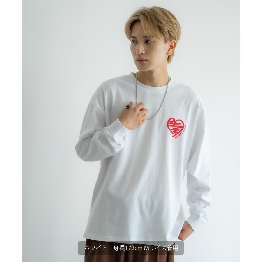 長袖Tシャツ メンズ SIDEWAY STANCE サイドウェイスタンス マルバツプリント カットソー ロンT 大きめ アメカジ カジュアル スケーター ストリート 古着MIX 韓国 | improves | 09