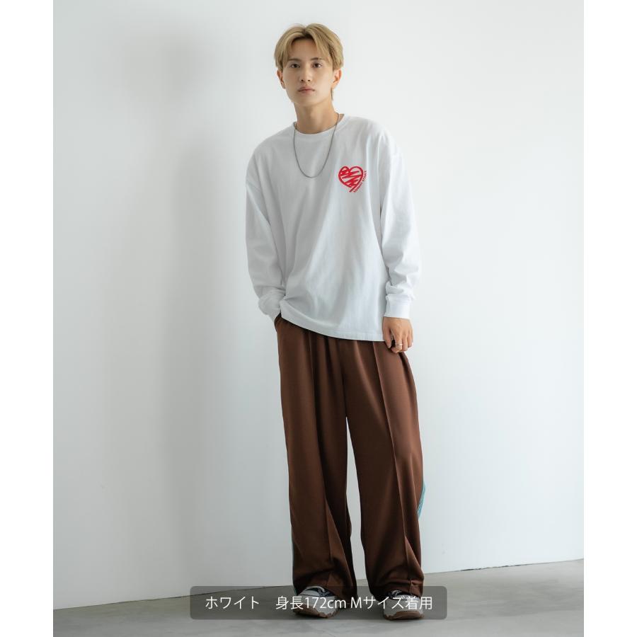 長袖Tシャツ メンズ SIDEWAY STANCE サイドウェイスタンス マルバツプリント カットソー ロンT 大きめ アメカジ カジュアル スケーター ストリート 古着MIX 韓国 | improves | 12