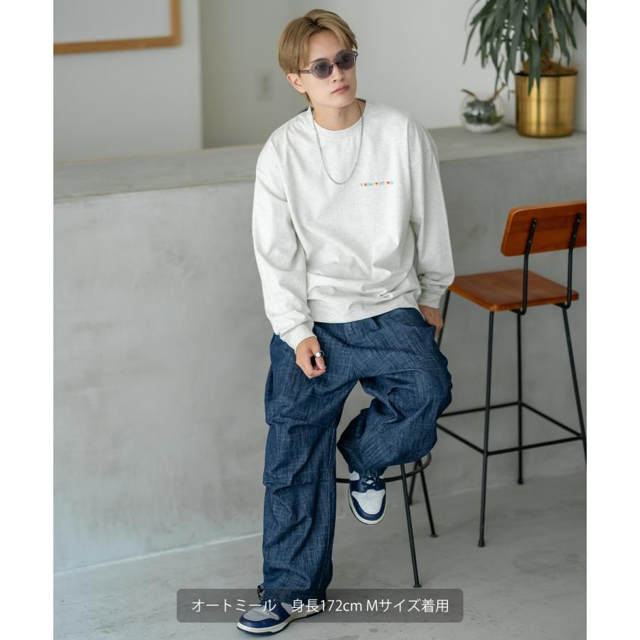 長袖Tシャツ メンズ SIDEWAY STANCE サイドウェイスタンス ドリップキューブ カットソー ロンT 大きめ アメカジ カジュアル スケーター ストリート 古着MIX 韓国 | improves | 15