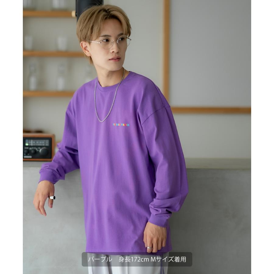 長袖Tシャツ メンズ SIDEWAY STANCE サイドウェイスタンス ドリップキューブ カットソー ロンT 大きめ アメカジ カジュアル スケーター ストリート 古着MIX 韓国 | improves | 16