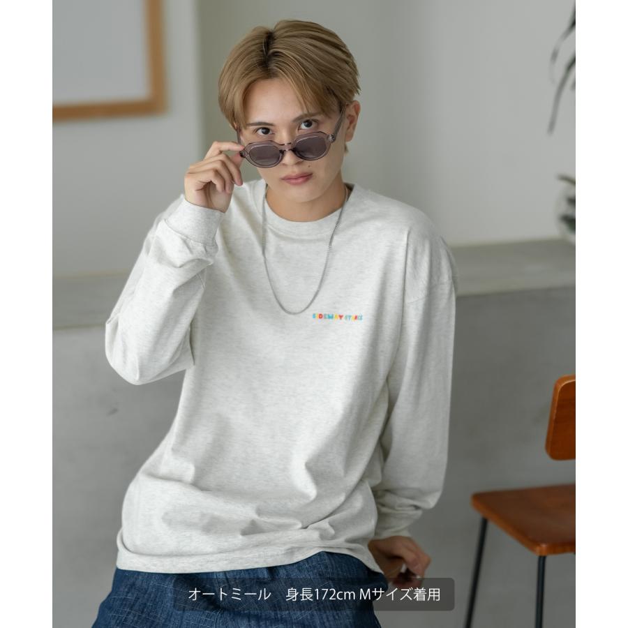 長袖Tシャツ メンズ SIDEWAY STANCE サイドウェイスタンス ドリップキューブ カットソー ロンT 大きめ アメカジ カジュアル スケーター ストリート 古着MIX 韓国 | improves | 12