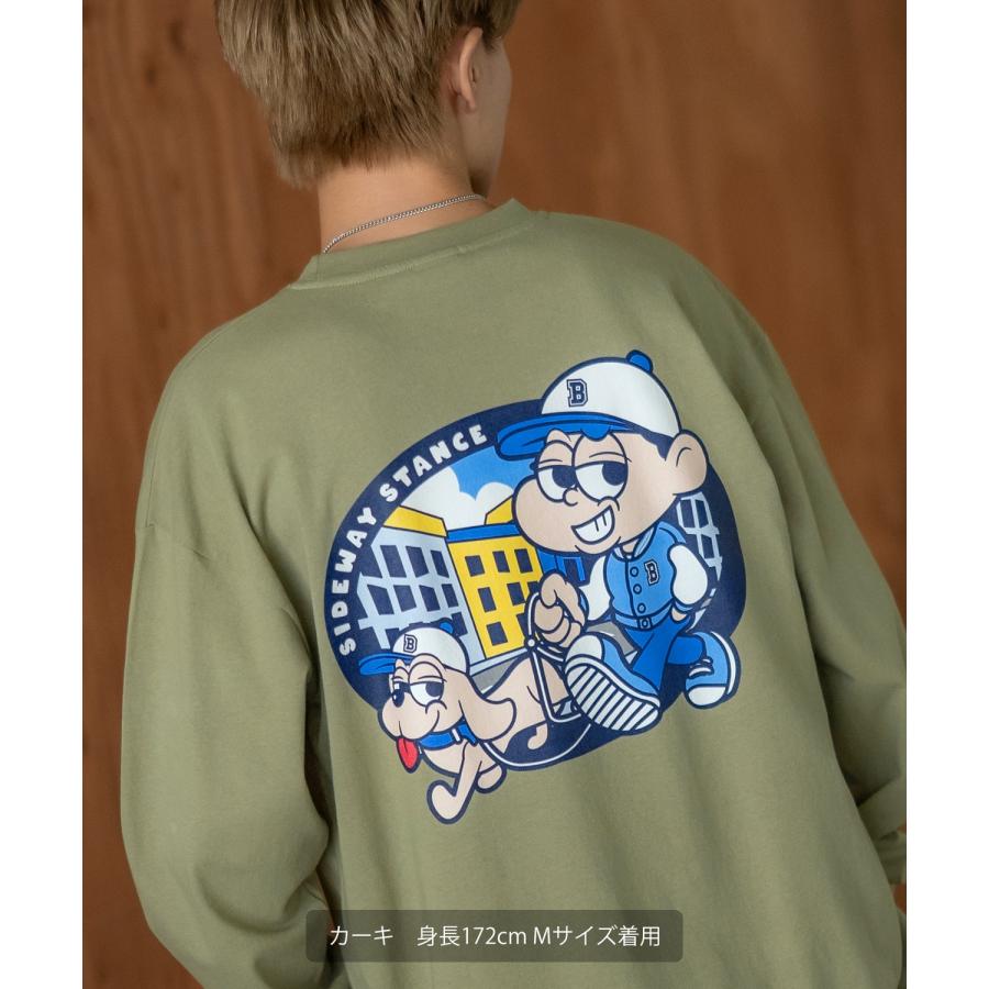 長袖Tシャツ メンズ SIDEWAY STANCE サイドウェイスタンス ストロールボーイ カットソー ロンT 大きめ アメカジ カジュアル スケーター ストリート 古着MIX 韓国 | improves | 14