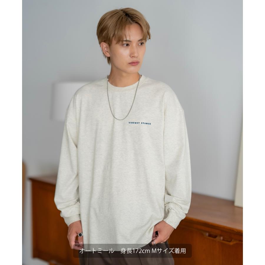 長袖Tシャツ メンズ SIDEWAY STANCE サイドウェイスタンス ストロールボーイ カットソー ロンT 大きめ アメカジ カジュアル スケーター ストリート 古着MIX 韓国 | improves | 17