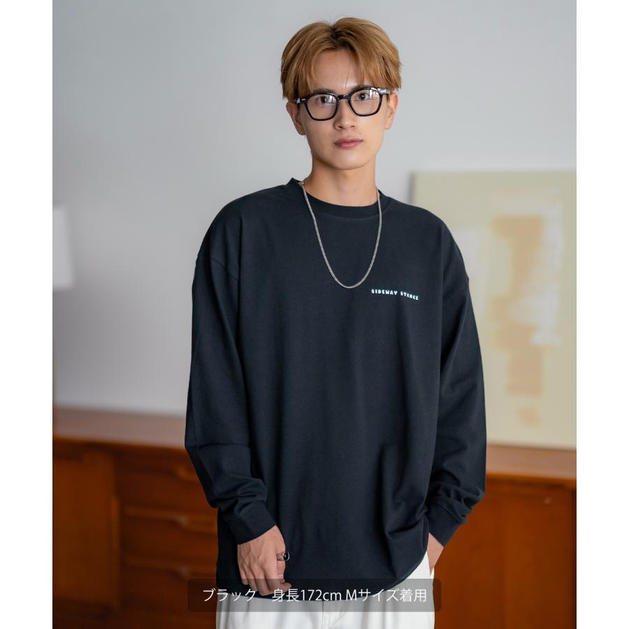長袖Tシャツ メンズ SIDEWAY STANCE サイドウェイスタンス ストロールボーイ カットソー ロンT 大きめ アメカジ カジュアル スケーター ストリート 古着MIX 韓国 | improves | 05