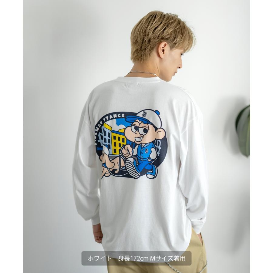 長袖Tシャツ メンズ SIDEWAY STANCE サイドウェイスタンス ストロールボーイ カットソー ロンT 大きめ アメカジ カジュアル スケーター ストリート 古着MIX 韓国 | improves | 11