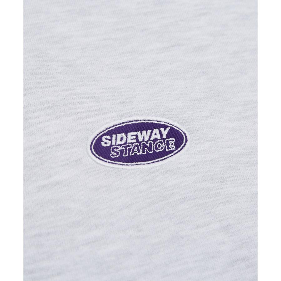 トレーナー メンズ SIDEWAY STANCE サイドウェイスタンス 刺しゅう スウェットハーフジップ オーバルロゴ オーバーサイズ スケーター ストリート 韓国 | improves | 18