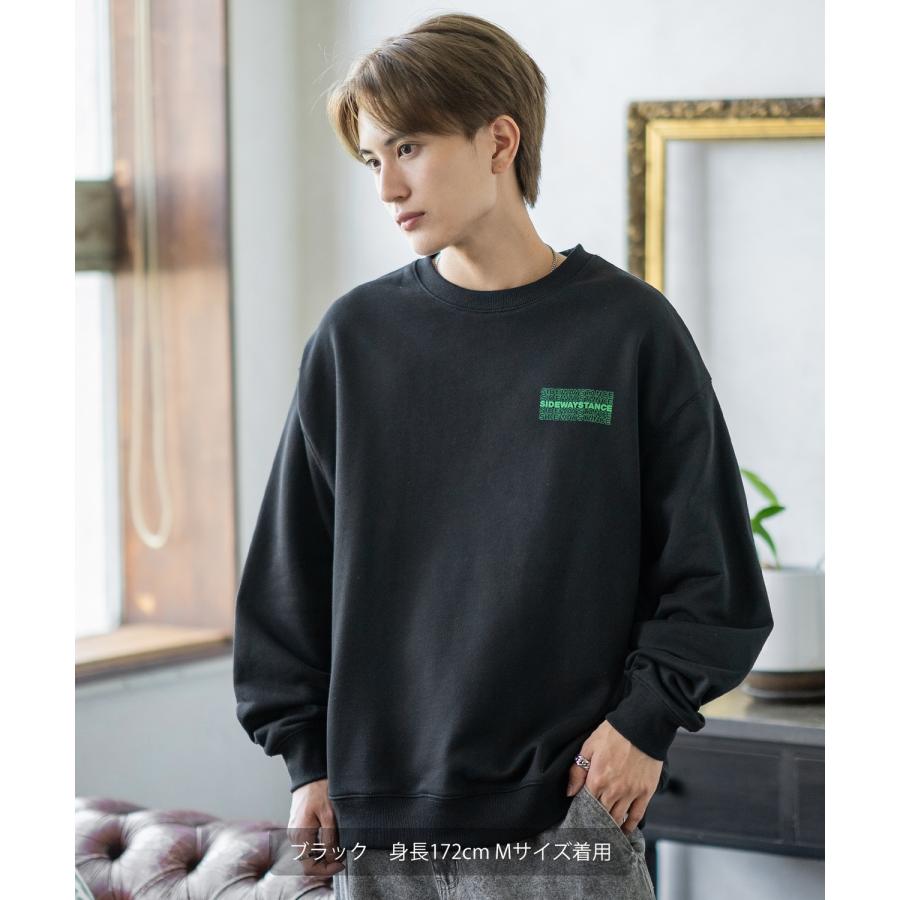 トレーナー メンズ SIDEWAY STANCE サイドウェイスタンス オリジナルプリント グラフィック スウェット ボックスロゴ オーバーサイズ アメカジ カジュアル | improves | 04