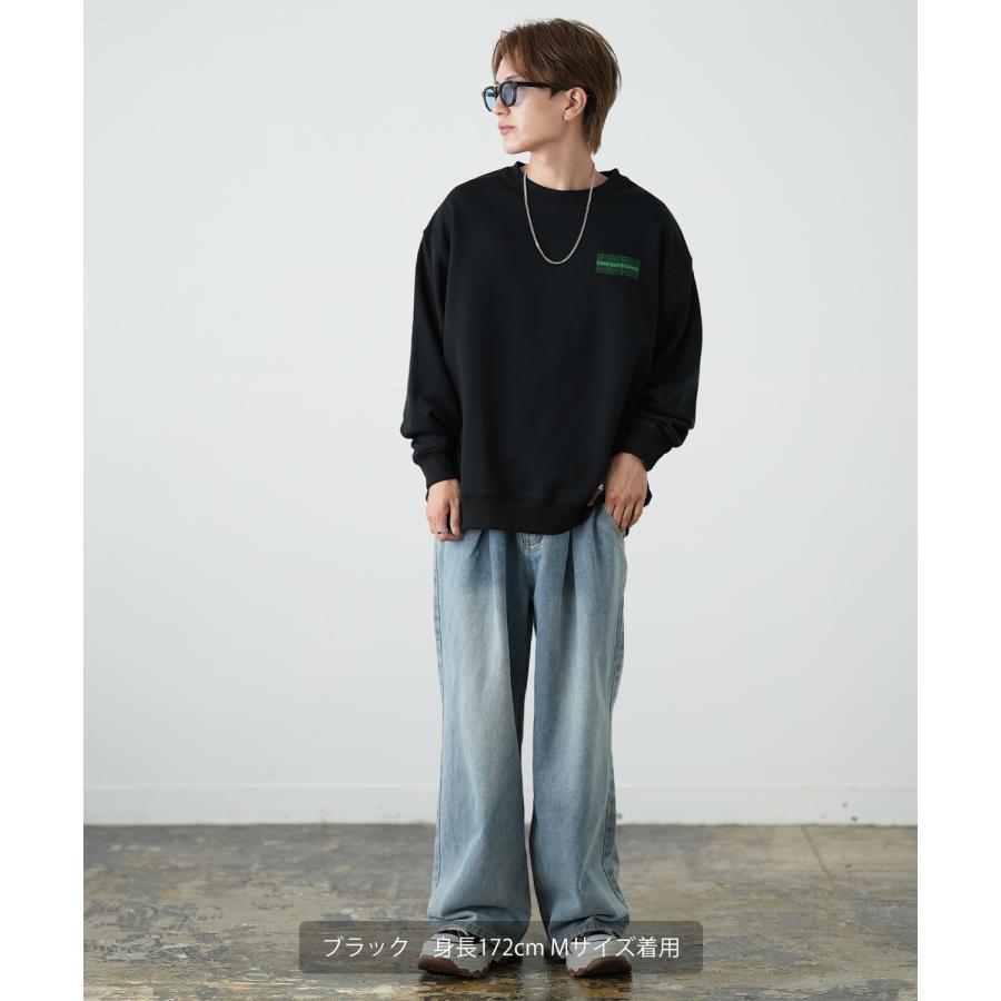 トレーナー メンズ SIDEWAY STANCE サイドウェイスタンス オリジナルプリント グラフィック スウェット ボックスロゴ オーバーサイズ アメカジ カジュアル | improves | 06