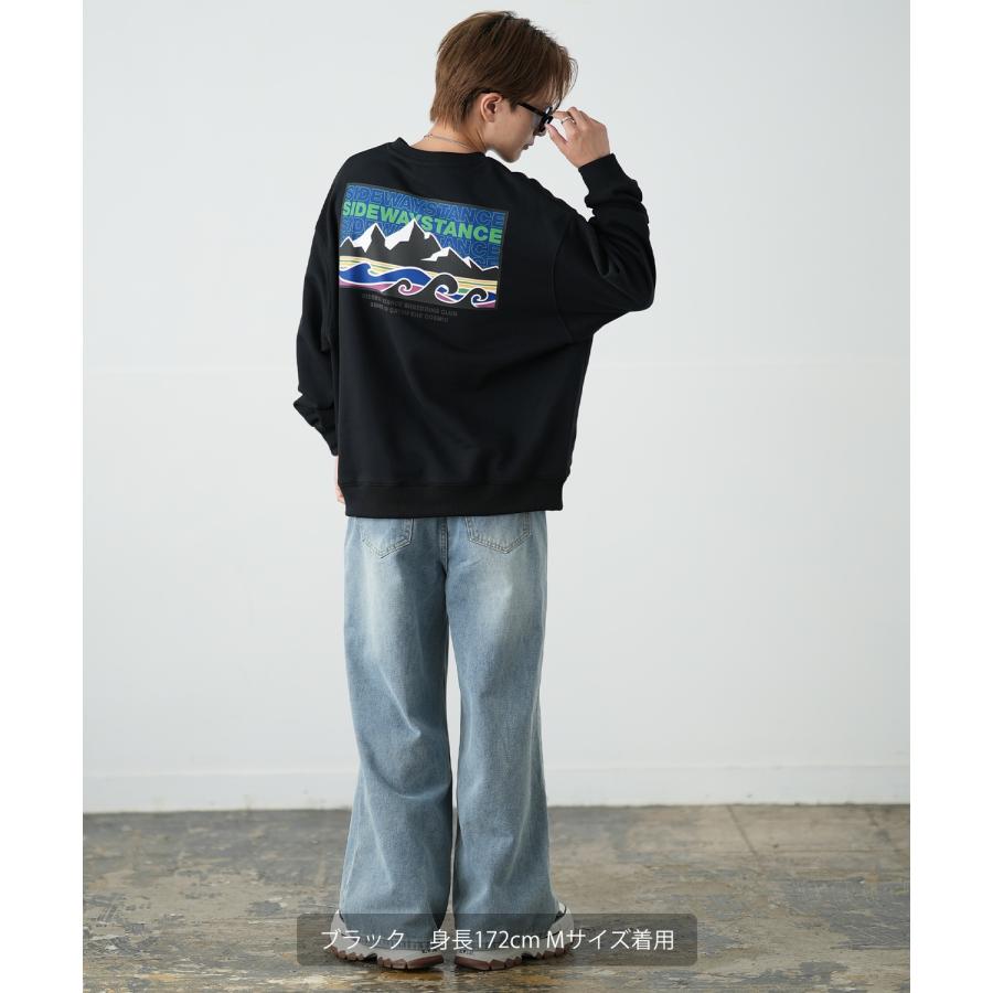 トレーナー メンズ SIDEWAY STANCE サイドウェイスタンス オリジナルプリント グラフィック スウェット ボックスロゴ オーバーサイズ アメカジ カジュアル | improves | 07