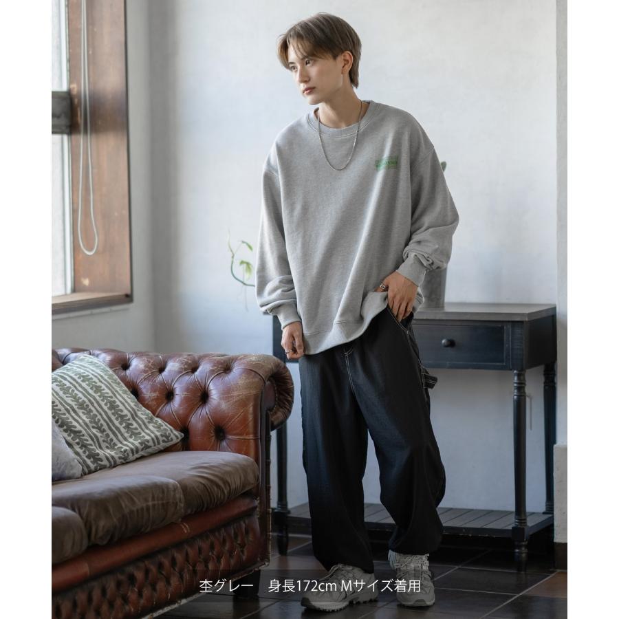 トレーナー メンズ SIDEWAY STANCE サイドウェイスタンス オリジナルプリント グラフィック スウェット ボックスロゴ オーバーサイズ アメカジ カジュアル | improves | 11