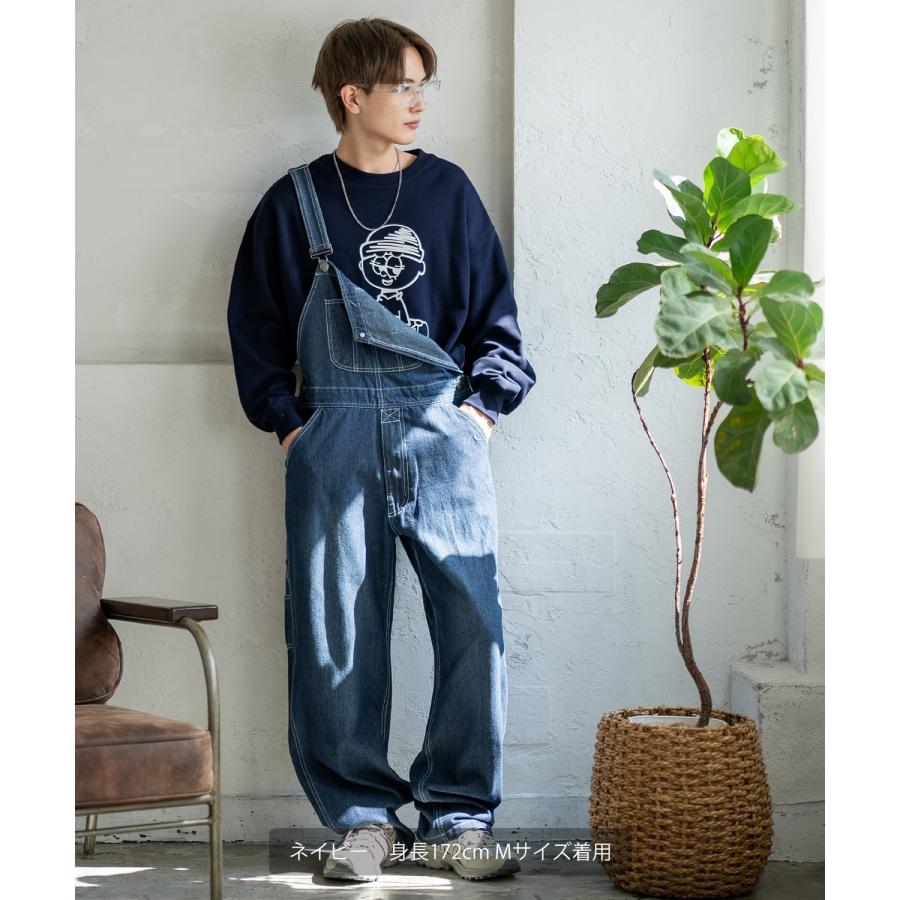 トレーナー メンズ SIDEWAY STANCE サイドウェイスタンス オリジナルプリント グラフィック スウェット イラストボーイ オーバーサイズ アメカジ カジュアル | improves | 15