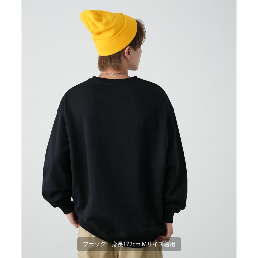 トレーナー メンズ SIDEWAY STANCE サイドウェイスタンス オリジナルプリント グラフィック スウェット イラストボーイ オーバーサイズ アメカジ カジュアル | improves | 05