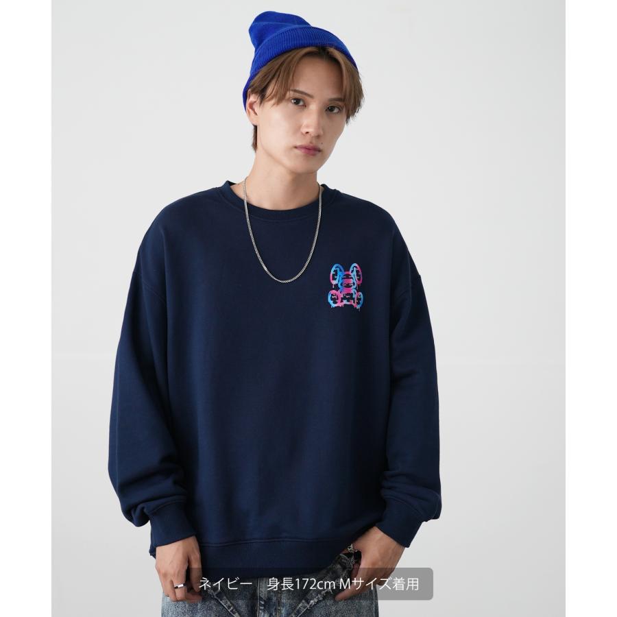 トレーナー メンズ SIDEWAY STANCE サイドウェイスタンス オリジナルプリント グラフィック スウェット グラデーション オーバーサイズ アメカジ カジュアル | improves | 13