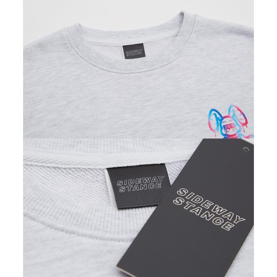 トレーナー メンズ SIDEWAY STANCE サイドウェイスタンス オリジナルプリント グラフィック スウェット グラデーション オーバーサイズ アメカジ カジュアル | improves | 18