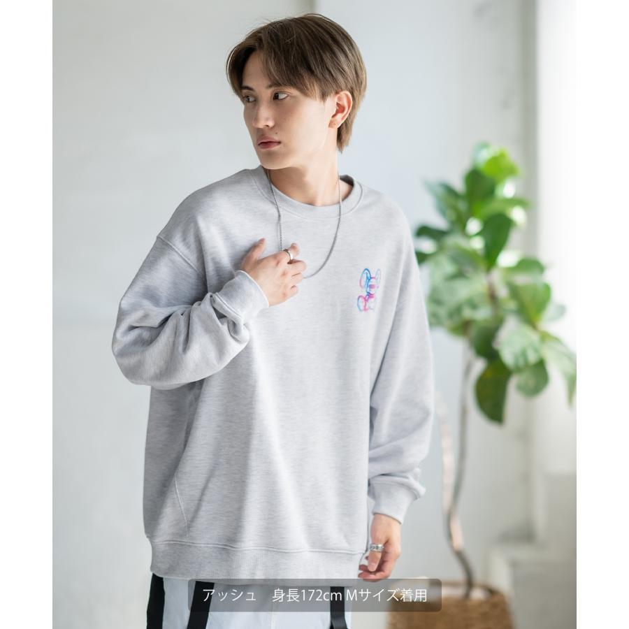 トレーナー メンズ SIDEWAY STANCE サイドウェイスタンス オリジナルプリント グラフィック スウェット グラデーション オーバーサイズ アメカジ カジュアル | improves | 08