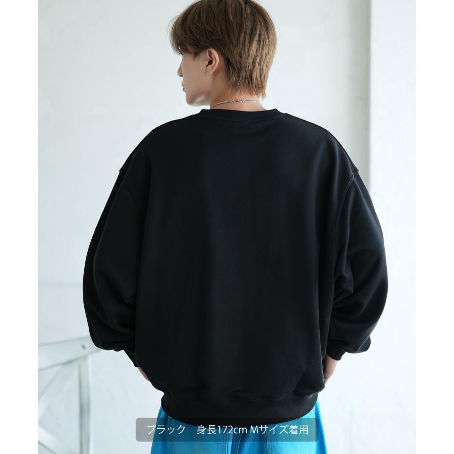 トレーナー メンズ SIDEWAY STANCE サイドウェイスタンス オリジナルプリント グラフィック スウェット SWS 発泡プリント オーバーサイズ アメカジ カジュアル | improves | 13