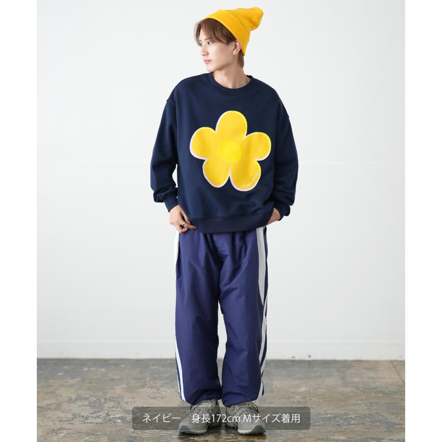 トレーナー メンズ SIDEWAY STANCE サイドウェイスタンス オリジナルプリント グラフィック スウェット ビッグフラワー オーバーサイズ アメカジ カジュアル | improves | 15