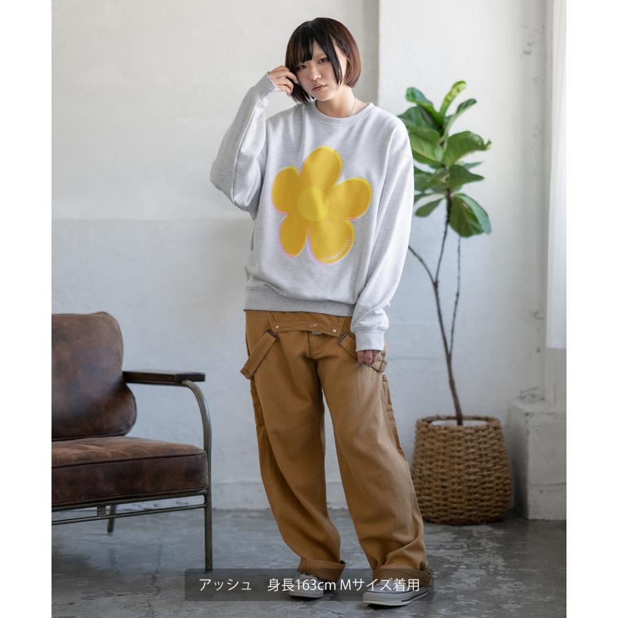 トレーナー メンズ SIDEWAY STANCE サイドウェイスタンス オリジナルプリント グラフィック スウェット ビッグフラワー オーバーサイズ アメカジ カジュアル | improves | 06