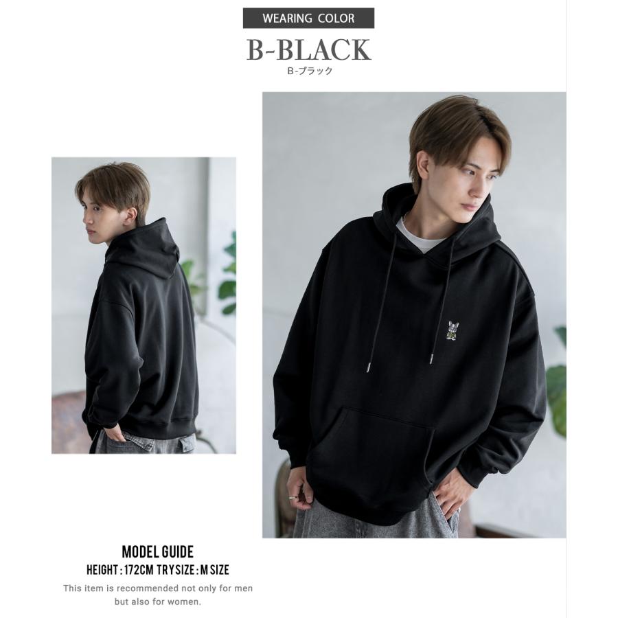 パーカー メンズ SIDEWAY STANCE サイドウェイスタンス オリジナル ワンポイント 刺しゅう スウェットプルパーカー 大きめ カジュアル スケーター ストリート | improves | 15