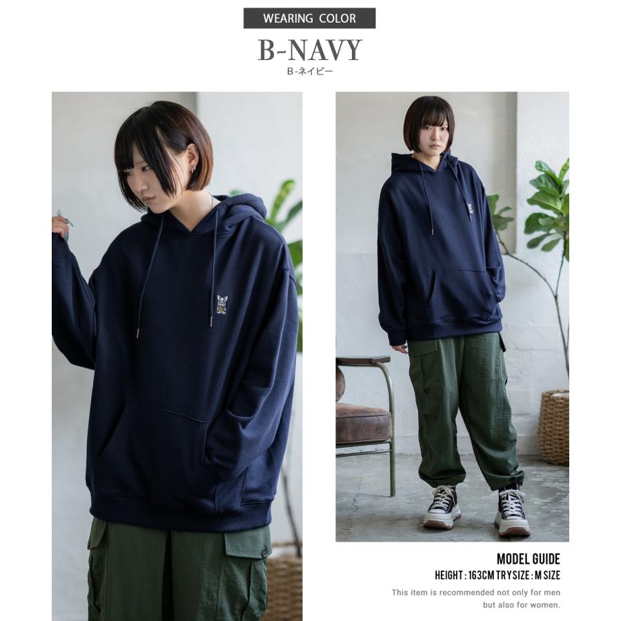 パーカー メンズ SIDEWAY STANCE サイドウェイスタンス オリジナル ワンポイント 刺しゅう スウェットプルパーカー 大きめ カジュアル スケーター ストリート | improves | 17